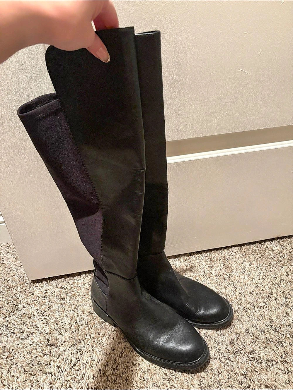 Black Knee-High Women's Hope Tall Boots Black - A New Day - Target Size 8